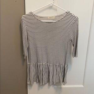 Long Sleeve Striped Shirt